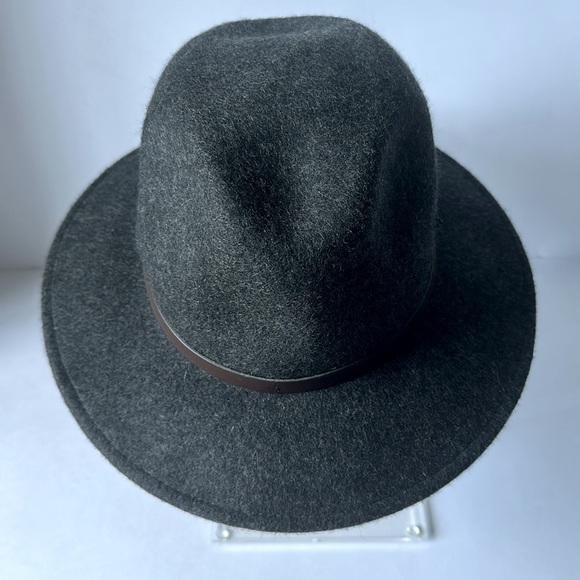 GELSO BIANO Italian Wool Gray Hat main image 5